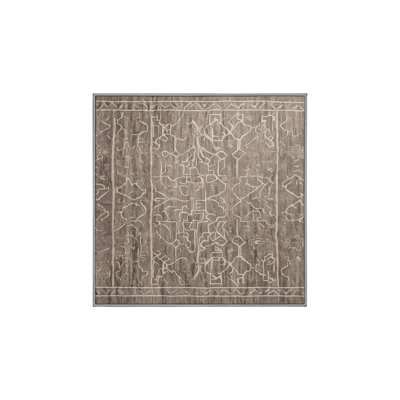 Machine Washable Gray Area Rug