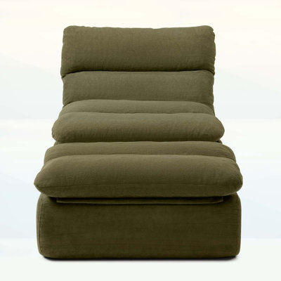 Ergonomic Comfort Design Chaise Lounge with Ottoman