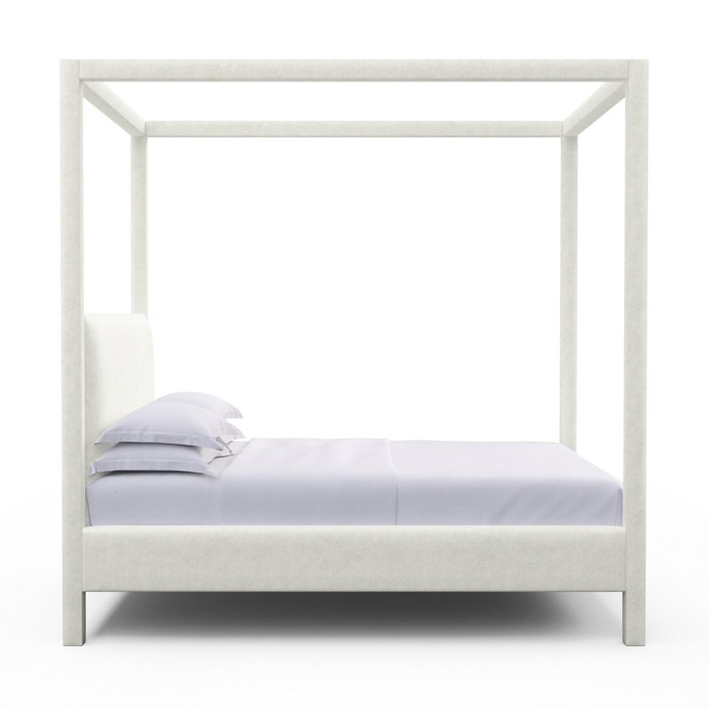 Lafayette Upholstered Standard Storage Bed, Full, Vintage Leather Blanc
