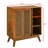 Vintage Rattan Sideboard with Fixed & Adjustable Shelves-1129969778