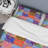 Multicolor Ethnic Patchwork - Abstract Duvet Cover Set - Microfiber Polyester-597319363