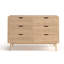 Commode double l 47,25 po à 6 tiroirs Indra-184123525