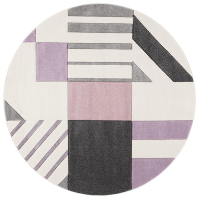 Jeromie Performance Geometric Rug