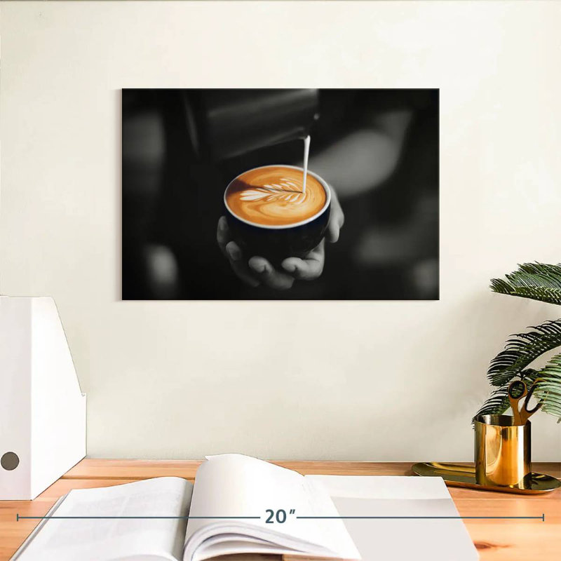Café au lait Yista Barista, H 8 po x l 12 po