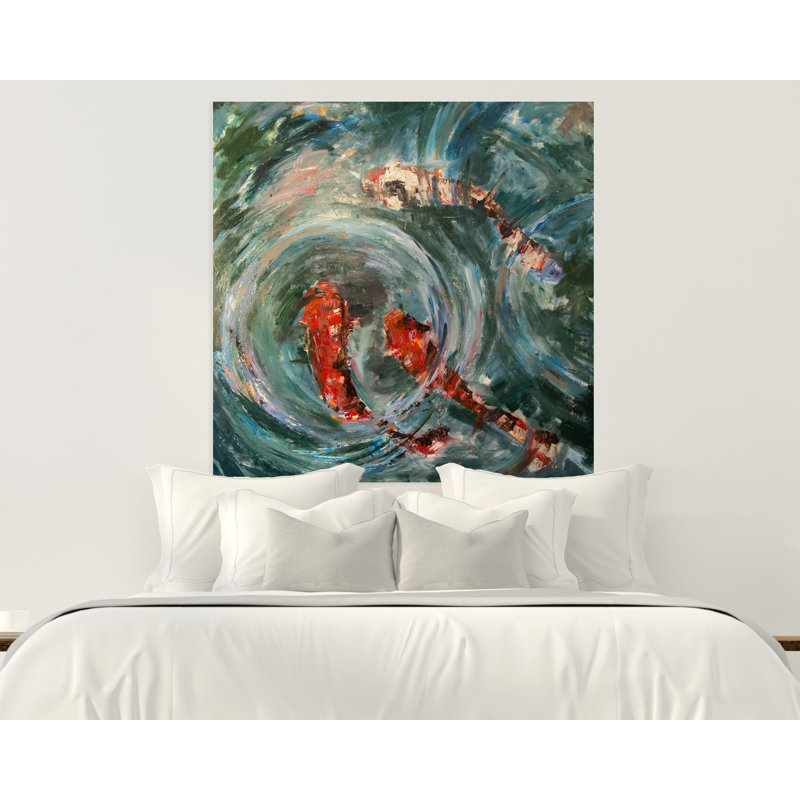 Good Fortune I - Artist Enhanced Canvas Print, 36" H x 36" W x 1.5" D, Unframed