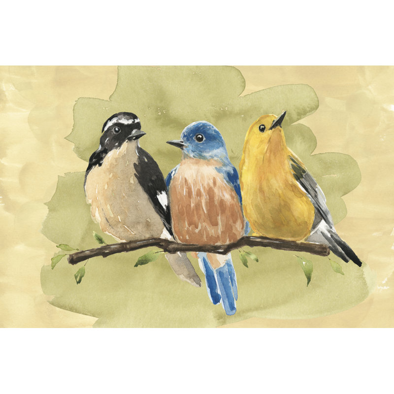 Perche d'oiseau IV, H 24 po x l 36 po x P 1,25 po