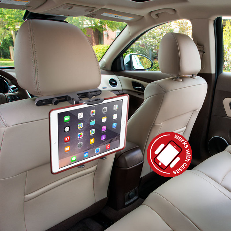 Système de fixation de siège d’auto ajustable pour tablette/iphone