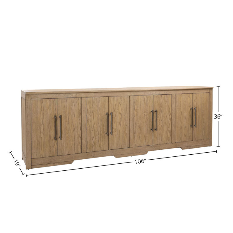 Delacruz 106" Wide Sideboard