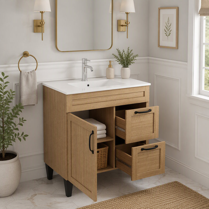 Single Bathroom Vanity with Top