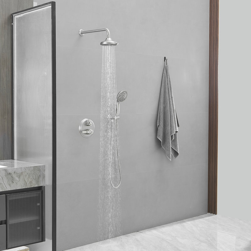 Pressure-Balanced (Temperature And Volume) Shower Faucet