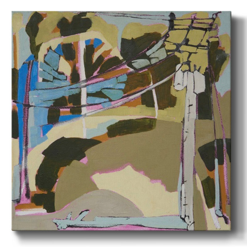 Wires I-Gallery, toile tendue, H 32 po x l 32 po x P 1,5 po