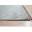 Blue Hand-Knotted Wool Open Zigzags Geometric Modern Contemporary Carpet Rug-1998584752