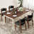  Mendivil PU Leather Dining Room Chairs with Pine Wood Legs Set of 2-1002774084