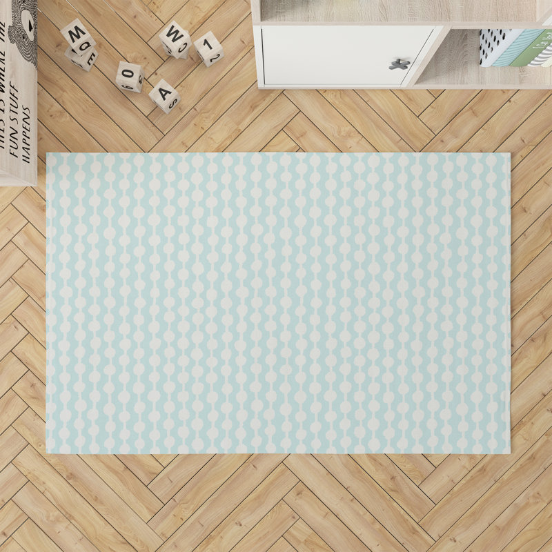 Tapis de jeu Dot Dot, Light Blue/Blue, Rectangle 24 po x 36 po