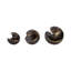  3 Pieces Kismet Spiral Deco Spheres, Bronze Resin, Elegant Home Decor Accessory
