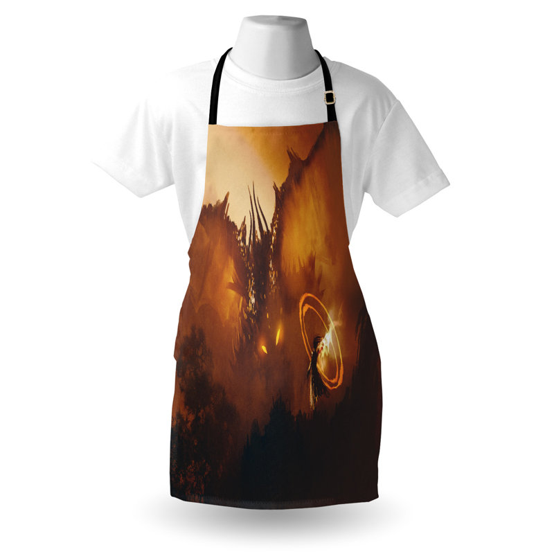 No Pattern Bib Apron