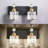 Modern Bathroom Vanity Lights With Crystal Accents, E26 Bulb Compatible, UL Listed, Easy Installation-1009035398