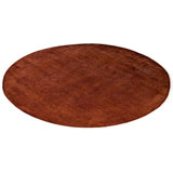 Overdyed Hand-Knotted Wool Modern-Contemporary Brown Area Rug 8' 1" x 8' 1"