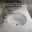 Base de meuble-lavabo Poplin® 48 po avec pieds de meuble, 2 portes et 6 tiroirs-319028200