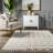 Cordelia Fragmented Stripes Tasseled Area Rug-1214357651