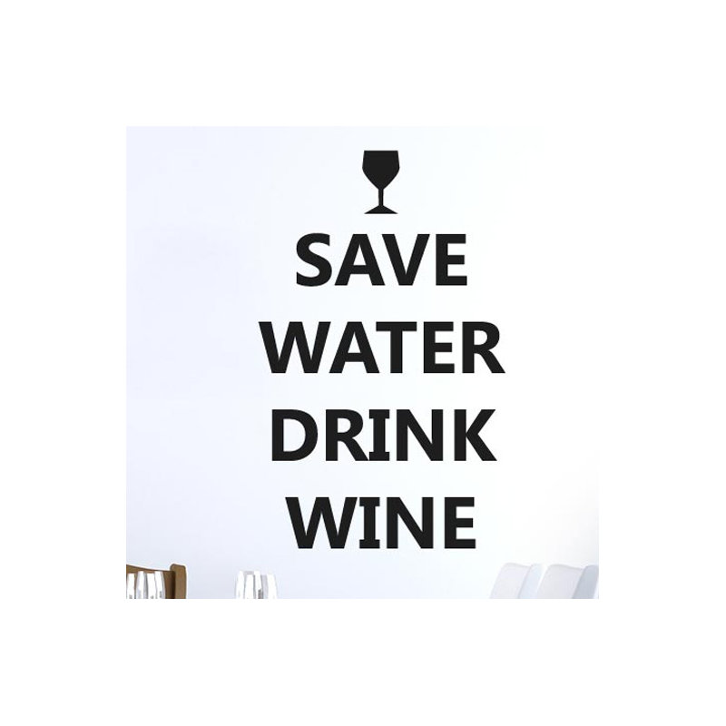 Non-Wall Damaging Wall Decal, Black, Large