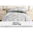 Gray All Season Down-Alternative Reversible Comforter Set in Textured Stripe-1609014976