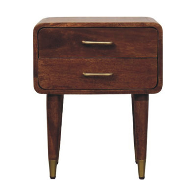 45cm W Solid Wood Bedside Table