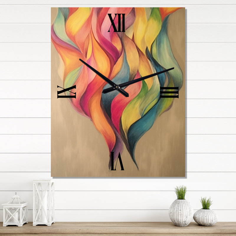 Horloge murale rétro rétro, Moyen