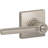 Door Lever with Square Rosette