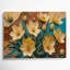«Southwestern Plants Golden Columbine 166», art mural sur toile brune-1575427061