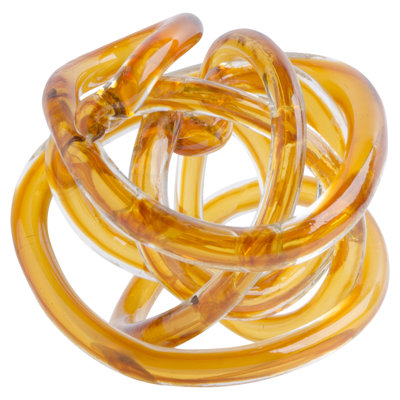 Holliman Decorative Glass Knot Colourful Abstract Decor Piece