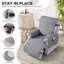 Housse pour fauteuil inclinable 1 place Heide 100% imperméable avec envers en granule antidérapant, poches latérales et sangles élastiques triples, housse de protection de chaise inclinable et résistante aux rayures pour enfants et animaux de compagnie-825473723