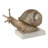 Gold Snail Sculpture On Marble Base For Home Decor - Decorative Objects And Statues For Shelf, Kitchen Decor, Or Living Room Decorations - Figurine Accent - 6.5", Gold