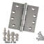 Charnière de porte simple à roulement à billes en laiton massif H 4,5 po x l 4,5 po-67148798
