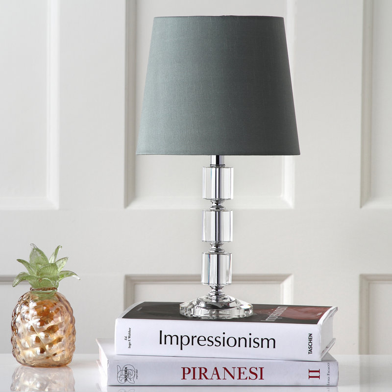 Damore Crystal Table Lamp, Green