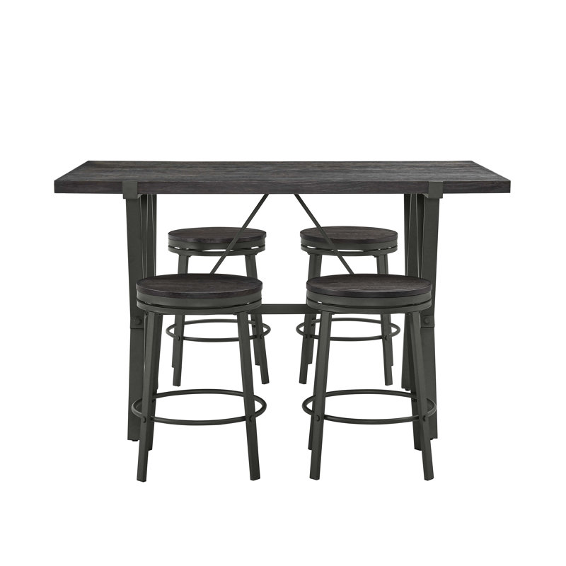 Johntae 4 - Person Trestle Dining Set