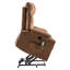 Fauteuil de massage inclinable électrique en similicuir