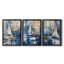 NAUTICAL Series CLXXXVI - Toile tendue avec châssis sur mesure - 3 pièces-773764939-773764981