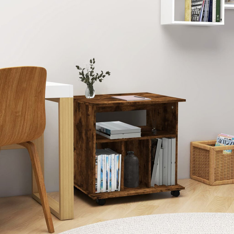 Arienna End Table, Smoked Oak