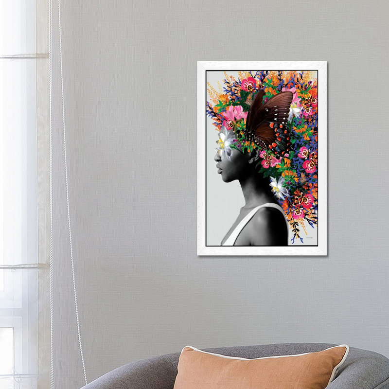 Samba De Verao by Ana Paula Hoppe - Print on Canvas, 152.5 cm H x 101.5 cm W, White Framed