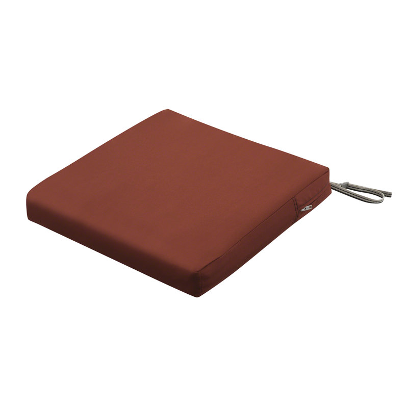 Jaylon Water-Resistant Patio Lounge Chair/Loveseat Cushion, 3" H x 19" W x 19" D, Spice