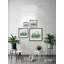 «Pine Tree Skyline» par Marmont Hill - peinture encadrée-2112852895