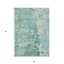 Tapis extérieur lavable abstrait 3 'x 5' Emerald