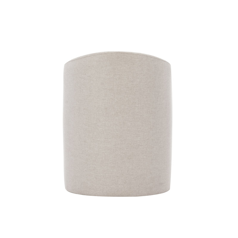 Finch Transitional Upholstered Parsons Arm Chair in Beige