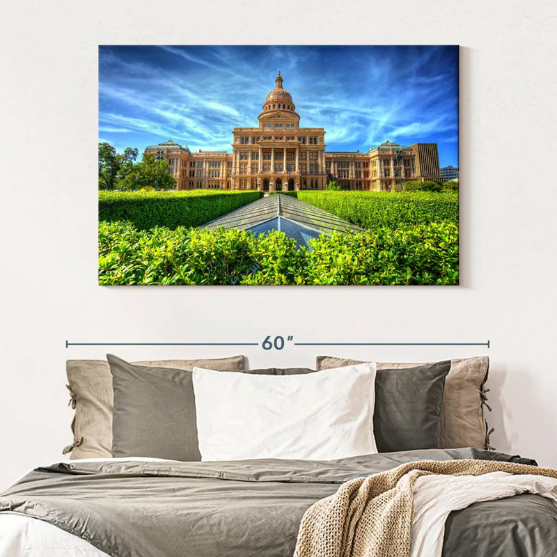 Nicci Texas Capitol, H 34 po x l 51 po