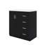Ensemble de meuble-lavabo autonome 36 po avec lavabo en céramique 36 po et 3 tiroirs-282211463