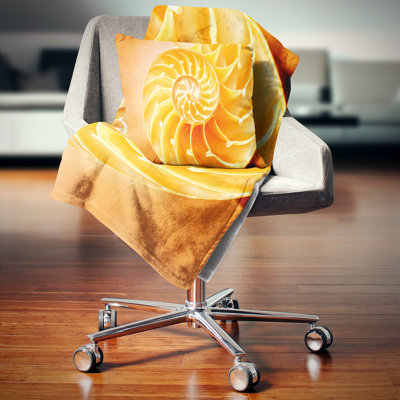 Coussin décoratif nautilus shell