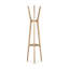 PI Solid Wood 4 - Hook Freestanding Coat Rack-127502604