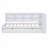 DayBed with Storage Shelf and USB Charging Ports-620142902-620142905