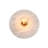 Rapoza 12" W 1-Light Dimmable Sconce with Natural Marble Shield 